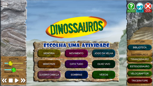 Android application VL Dinossauros screenshort
