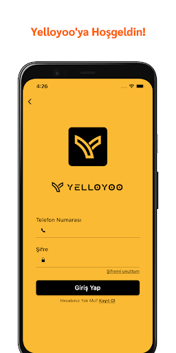 Android application Yelloyoo screenshort