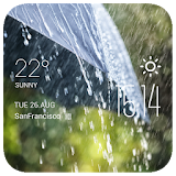 raining3 weather widget/clock icon