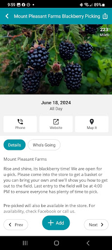 Screenshot of Visit Chesapeake VA