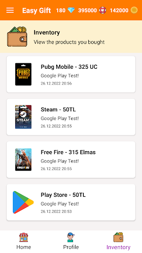 Easy Gift - Earn Game Credits Screen 3