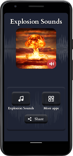 Android application Explosion Sounds screenshort