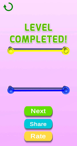 Tangled Color Rope Puzzle 3D