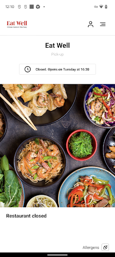 Android application Eat Well screenshort