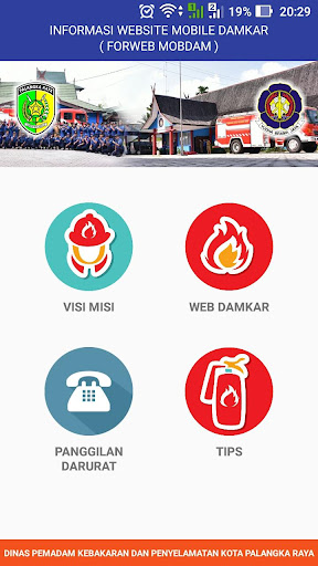 Android application FORWEB MOBDAM screenshort