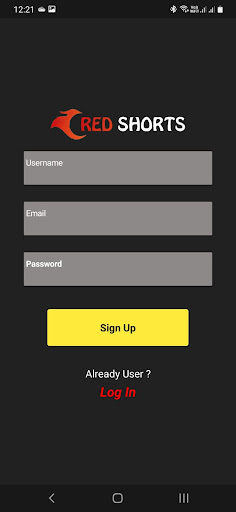 Android application Red shots screenshort