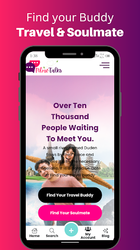 Android application PilowTalks - Find your Partner screenshort