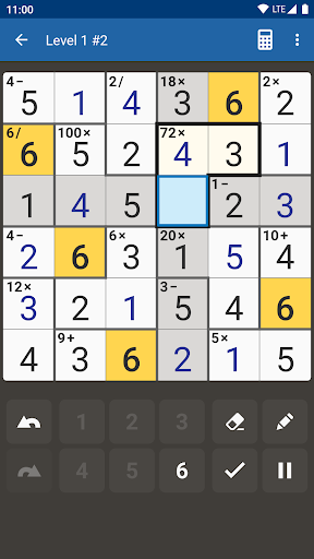 Andoku Calcudoku 1.7.0 screenshots 4
