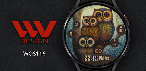 Android application W-Design WOS116 - Watch Face screenshort
