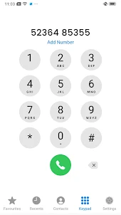 Phone Dialer - Caller Screen