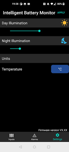 Intelligent Battery Monitor Screen 3