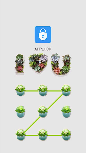 AppLock Theme Succulent Plants