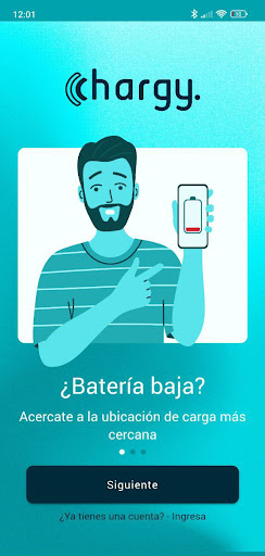 Android application Chargy screenshort