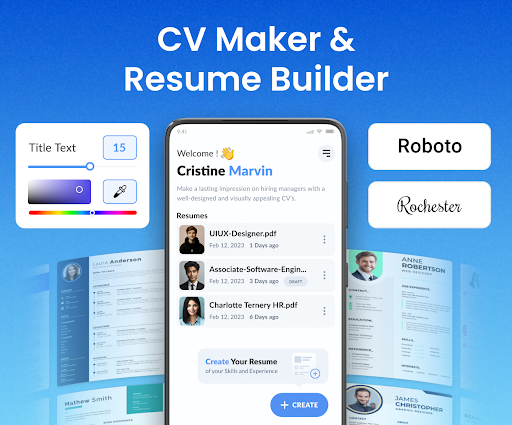 Android application Resume Builder - CV Maker App screenshort