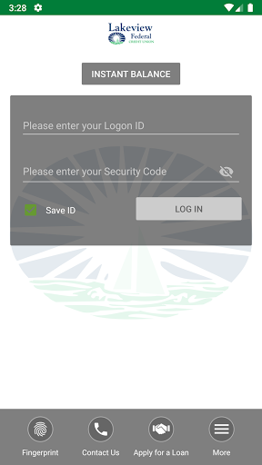 Lakeview Federal Credit Union Screen 2