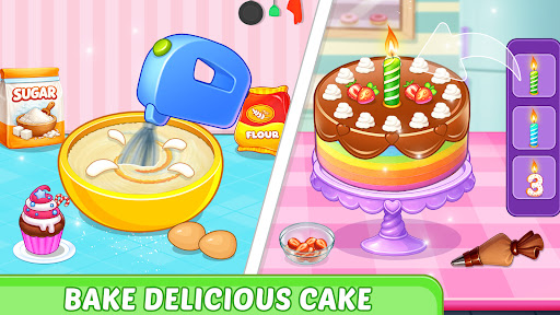 Kitchen Set Chef Cooking Bake ekran görüntüsü