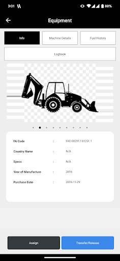 Logbook Screen 2