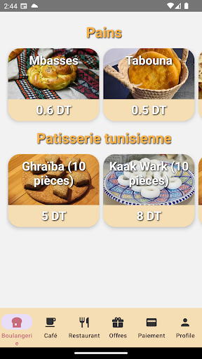 Elegant: Livraison Repas Screen 2
