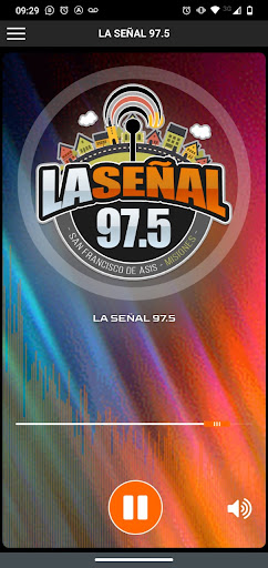 Android application La Señal 97.5 screenshort