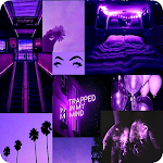 Cover Image of Download Purple Aesthetic Wallpaper  APK