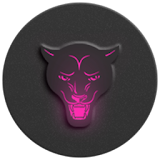 Pink-In-Black - icon pack icon