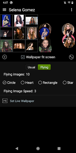 Selena Gomez LWP Screen 2
