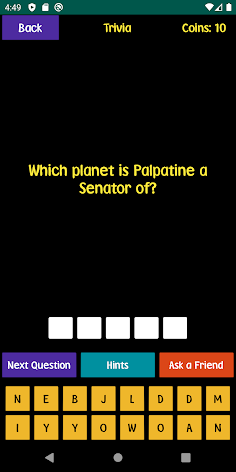 Quiz For SW Fans - Screenshot 1
