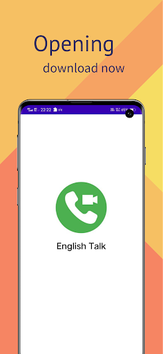 Android application English Talk - Random People screenshort