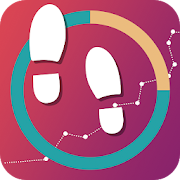Free Pedometer:  Calorie & Step Counter App 1.0 Icon