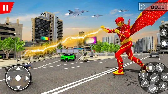 Super heroes games: Speed hero