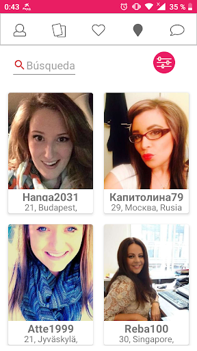 Android application chat & dating in USA screenshort