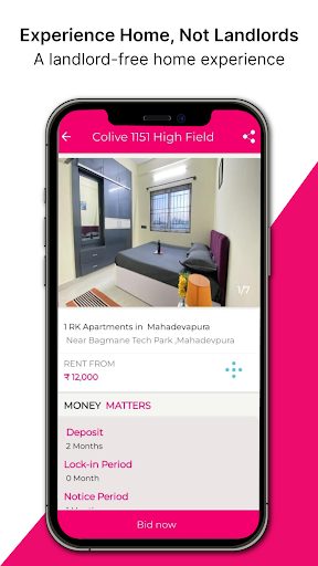 Colive: Rent PG/Hostel/Room Screenshot 2 - AppWisp.com
