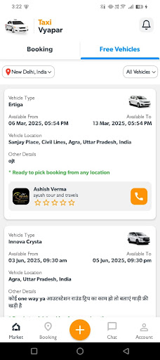 Taxi Vyapar App