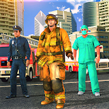Emergency FireFighter Rescue Simulator - 911 Game icon