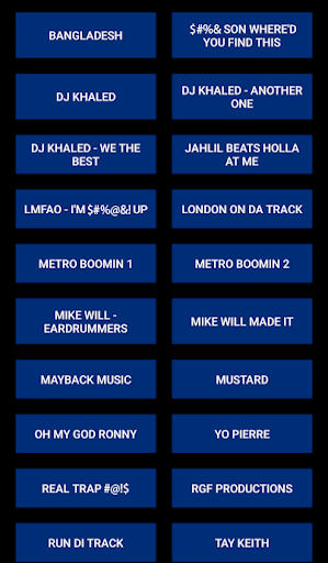 Android application Rap Hip Hop Soundboard screenshort