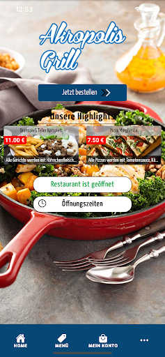 Android application Akropolis Grill screenshort