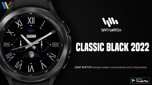 Android application SamWatch Classic Black 2022 screenshort