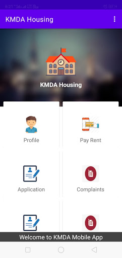 KMDA Housing Mobile App Screen 2