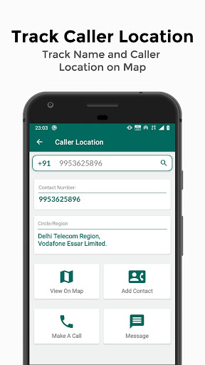Mobile Number Locator-Location Screen 3