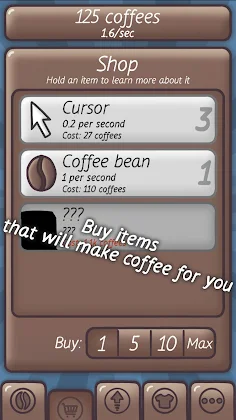 CoffyTap: clicker about coffee - Screenshot 2