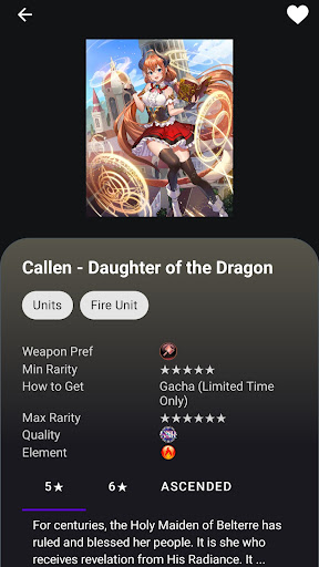 Android application Wiki for Evertale screenshort