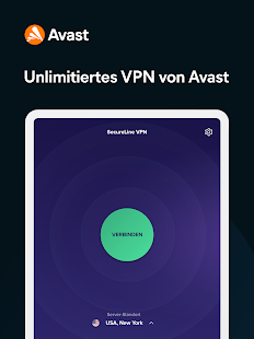 Avast SecureLine VPN Proxy Sicherheit Privatsphäre Screenshot