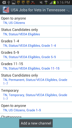 Tennessee USAJobs for Veterans