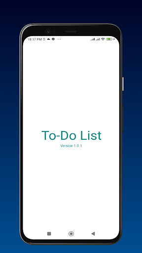 Android application To-Do List schedule screenshort