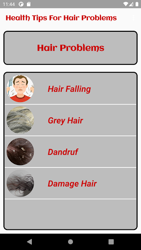 Health Tips for Hair Problems Screen 2