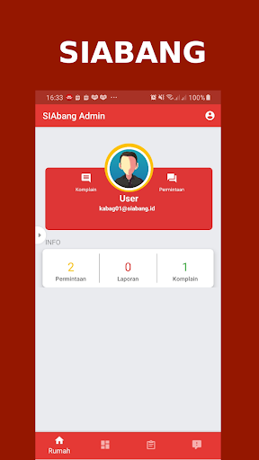 Android application Siabang Vendor screenshort