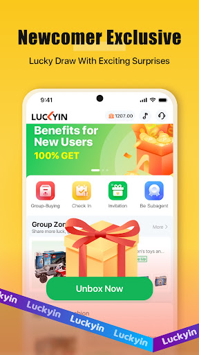 Android application Luckyin - luckybox screenshort