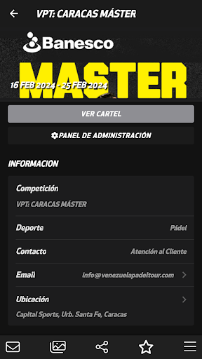 Venezuela Padel Tour Screen 2