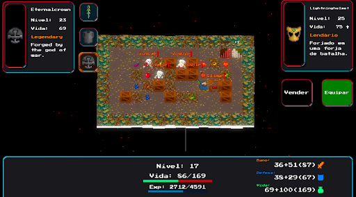Monster Siege Tactics: RPG Captura de Tela do Jogo Android 6