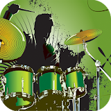 Drums Set With Drum Sticks icon